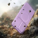 Tech-Protect Kevlar Aura Samsung Galaxy A57 MagSafe tok kameravédelemmel, kitámasztóval, lila