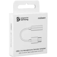   Mobeen by Samsung USB-C-3,5mm jack adapter, fehér (GP-TGU023AE)