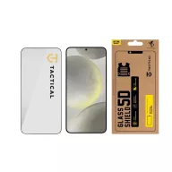   Tactical Glass Shield 5D Samsung Galaxy S24 / Galaxy S25 kijelzővédő üvegfólia, fekete