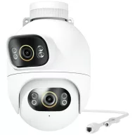   Imilab EC6 dual kültéri biztonsági kamera, 3K+3K felbontás, WiFi, SD kártya max. 256GB, fehér