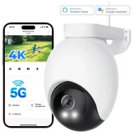   Imilab EC6 Pro kültéri biztonsági kamera, 4K felbontás, IP65, WiFi, SD kártya max. 256GB, fehér