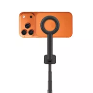   Tech-Protect selfie bot / selfie stick vezeték nélküli / bluetooth távirányítóval, kompakt, hordozható, fekete / narancs