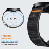   Spigen Athlex Garmin Quick Release 22mm Active szíj, fekete / narancs