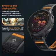   Spigen Athlex Garmin Quick Release 22mm Active szíj, fekete / narancs