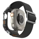 Spigen Lite Fit Pro Apple Watch Ultra 4 / 3 / 2 / 1 49mm tok / szíj, kijelzővédő felülettel, matt fekete