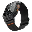 Spigen Lite Fit Pro Apple Watch Ultra 4 / 3 / 2 / 1 49mm tok / szíj, kijelzővédő felülettel, matt fekete