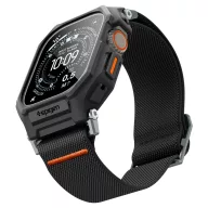   Spigen Lite Fit Pro Apple Watch Ultra 4 / 3 / 2 / 1 49mm tok / szíj, kijelzővédő felülettel, matt fekete