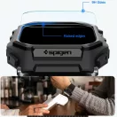 Spigen Lite Fit Pro Apple Watch Ultra 4 / 3 / 2 / 1 49mm tok / szíj, kijelzővédő felülettel, matt fekete