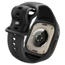 Spigen Liquid Air Pro Apple Watch Ultra 4 / 3 / 2 / 1 49mm tok / szíj, kijelzővédő felülettel, matt fekete