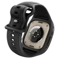   Spigen Liquid Air Pro Apple Watch Ultra 4 / 3 / 2 / 1 49mm tok / szíj, kijelzővédő felülettel, matt fekete