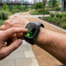 Spigen Liquid Air Pro Apple Watch Ultra 4 / 3 / 2 / 1 49mm tok / szíj, kijelzővédő felülettel, matt fekete