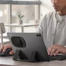 Spigen LD220 egér tartó zseb, laptop / tablet hátuljára rögzíthető, fekete