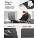 Spigen LD201-S6 összecsukható asztali laptop tartó, max. 14col, kompakt, sötétszürke