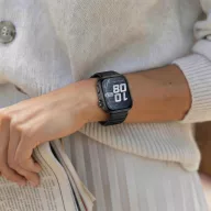   Tech-Protect Defense Huawei Watch Fit 5 Pro tok, kijelzővédő felülettel, fekete