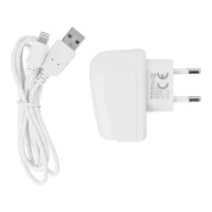   Blue Star TFK-TC-1100B USB-A hálózati töltő USB-A-USB-C töltő-és adatkábellel, 2A, 10W, fekete