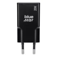   Bluestar TFK-SC-20WPD USB-C hálózati töltő adapter, GaN, QC4.0, PD, 3A, 20W, fekete