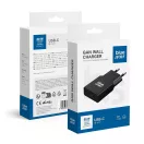 Bluestar TFK-SC-20WPD USB-C hálózati töltő adapter, GaN, QC4.0, PD, 3A, 20W, fekete