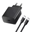 Bluestar TFB-TC-20WPD USB-C hálózati töltő adapter USB-C-USB-C töltő-és adatkábellel, QC4.0, PD, 3A, 20W, fekete