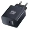 Bluestar TFB-TC-25WPD USB-C-USB-A hálózati töltő adapter, QC4.0, PD, 3A, 25W, fekete