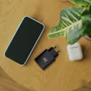 Bluestar TFB-TC-25WPD USB-C-USB-A hálózati töltő adapter, QC4.0, PD, 3A, 25W, fekete