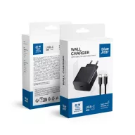   Bluestar FB-TC-20WPD USB-C hálózati töltő adapter USB-C-Lightning töltő-és adatkábellel, QC4.0, PD, 3A, 20W, fekete