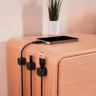   Bluestar PJ-OCZ7 mágneses kábelrendszerező 3db kábelhez, fekete