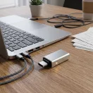 Bluestar USB-A-USB-C átalakító adapter, fehér
