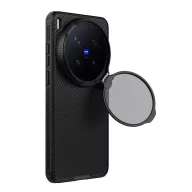   Nillkin CamShield Prop Magnetic Vivo X300 Ultra mágneses műanyag hátlap tok, MagSafe, fekete