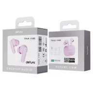   DeFunc TRUE Vibe vezeték nélküli bluetooth fülhallgató, Bt 5.3, rózsaszín