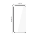 Tech-Protect Glass Fit+ Xiaomi 17T kijelzővédő üvegfólia, fekete (2db)