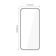   Tech-Protect Glass Fit+ Xiaomi 17T kijelzővédő üvegfólia, fekete (2db)