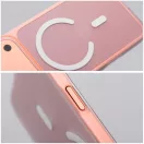 Clear Mag Xiaomi 17 tok, MagSafe, 0,2mm, ultravékony, átlátszó-narancs (kamera védelemmel)