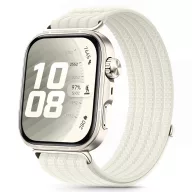   Tech-Protect Huawei Watch Fit 5 / 5 Pro / 4 / 4 Pro / 3 nylon szíj, fehér / bézs