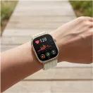 Tech-Protect Huawei Watch Fit 5 / 5 Pro / 4 / 4 Pro / 3 nylon szíj, fehér / bézs