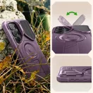 Tech-Protect Kevlar Samsung Galaxy S26 Ultra MagSafe tok kameravédelemmel, kitámasztóva kijelző védelemmell, lila