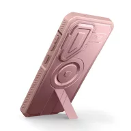   Tech-Protect Kevlar Samsung Galaxy S26 Ultra MagSafe tok kameravédelemmel, kitámasztóval kijelző védelemmel, rózsaszín