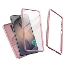 Tech-Protect Kevlar Samsung Galaxy S26 Ultra MagSafe tok kameravédelemmel, kitámasztóval kijelző védelemmel, rózsaszín