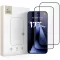 Tech-Protect Glass Fit+ Xiaomi 17T  Pro kijelzővédő üvegfólia, fekete (2db)