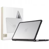   Tech-Protect Velar Apple Macbook Neo 13 (2026) tok, Matte Clear, fekete-átlátszó