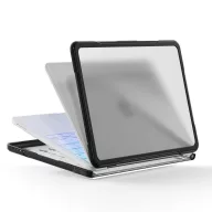   Tech-Protect Velar Apple Macbook Neo 13 (2026) tok, Matte Clear, fekete-átlátszó