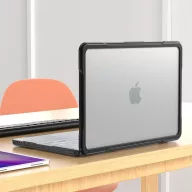  Tech-Protect Velar Apple Macbook Neo 13 (2026) tok, Matte Clear, fekete-átlátszó