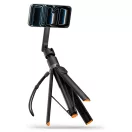 Spigen S582W Bluetooth mágneses Selfie-bot / selfie tripod, MagSafe, fekete-narancs