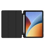   Tech-Protect SC Pen Xiaomi Redmi Pad 2 9.7" oldalra nyíló, kitámasztható mappa tok ceruza tartóval, fekete