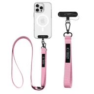   Tech-Protect C6S vállpánt / univerzális pánt telefonra rögzíthető, rózsaszín (crossbody pánt)