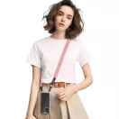 Tech-Protect C6S vállpánt / univerzális pánt telefonra rögzíthető, rózsaszín (crossbody pánt)