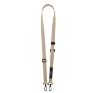   Tech-Protect C6S vállpánt / univerzális pánt telefonra rögzíthető, bézs / barna (crossbody pánt)