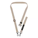 Tech-Protect C6S vállpánt / univerzális pánt telefonra rögzíthető, bézs / barna (crossbody pánt)