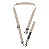   Tech-Protect C6S vállpánt / univerzális pánt telefonra rögzíthető, bézs / barna (crossbody pánt)
