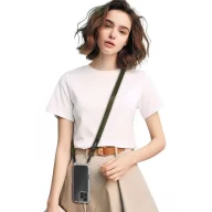   Tech-Protect C6S vállpánt / univerzális pánt telefonra rögzíthető, khaki / sötétzöld (crossbody pánt)