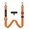 Tech-Protect C6S vállpánt / univerzális pánt telefonra rögzíthető, narancs (crossbody pánt)
